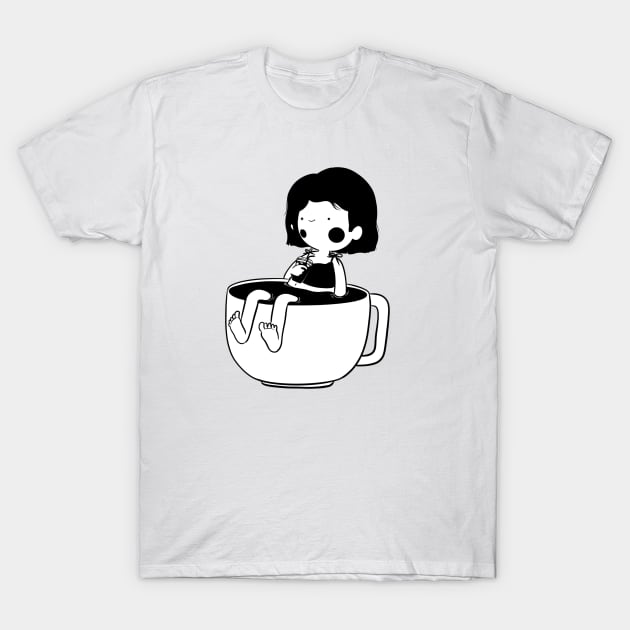 GIRL COFFEE MUG T-Shirt by hand.xyz